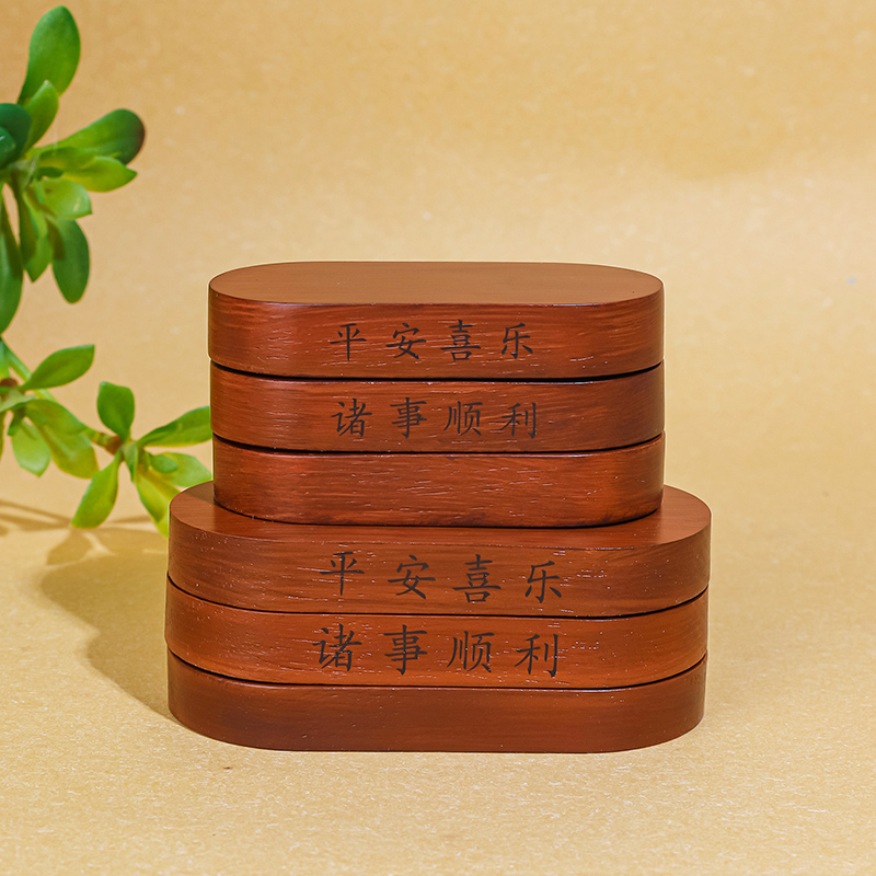 全越仿木底座小摆件树脂