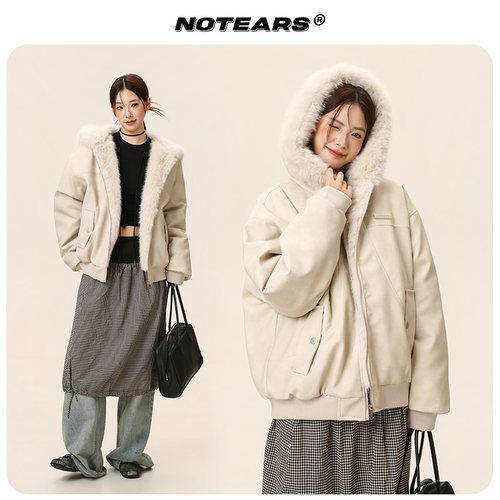 【座山雕毛绒毛领】冬季保暖加厚棉服夹克美式派克服M008/M015