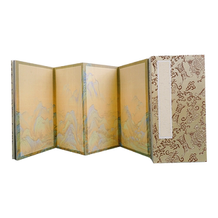 景阳阁双层加厚册页文创册页只此青绿空白折页本半生熟画册奏折式12折24页参赛国展作品纸风琴本微喷书法作品