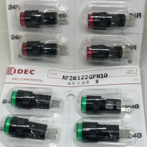 和泉IDEC原装指示灯AP2M122G平头型24V孔12mm AP2M122R 122Y