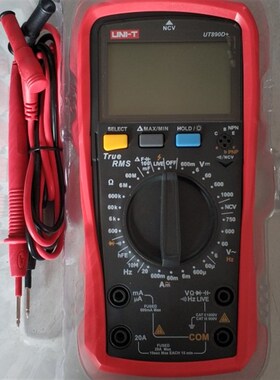 优利德UT890D数显式万用表UT890C+数字多功能表测电压电流表电容