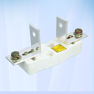 现货FB77A FB73B快速熔断器底座方管平板熔断器熔芯底座陶瓷熔体