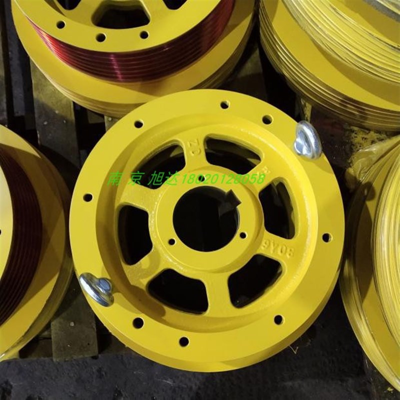 蒂森电梯PMS300/PMS320主机曳引轮含制动盘直径425MM和480MM原厂