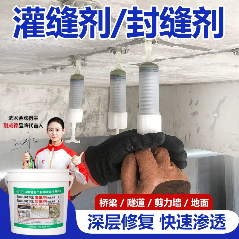 耐威德裂缝修补顶立面裂缝