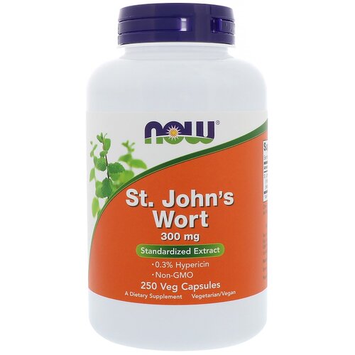 Now Foods 圣约翰草 St. John's Wort 300 mg 250素食胶囊