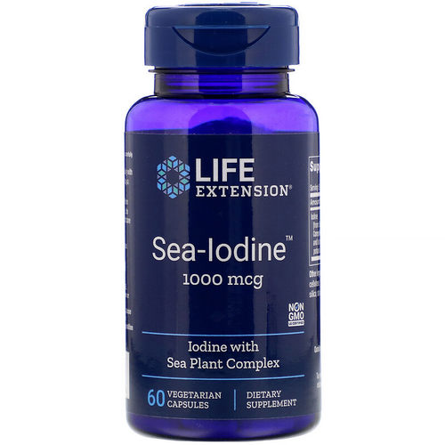 Life Extension Sea-Iodine 海洋碘 1000 mcg 60素食胶囊