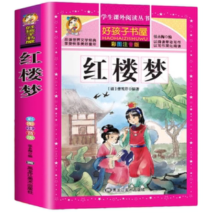 带拼音少年版 红楼梦小学生版 儿童版 原著正版 四大名著全套注音版