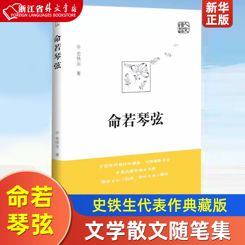 官方正版命若琴弦史铁生我与地坛同作者呈献细品文坛之经典聆听生命之解读文学散文随笔病隙碎笔务虚笔记史铁生文集作品-封面