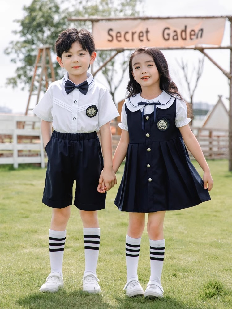 六一儿童节表演服小学生合唱诗歌朗诵演出服幼儿园毕业照班服夏季