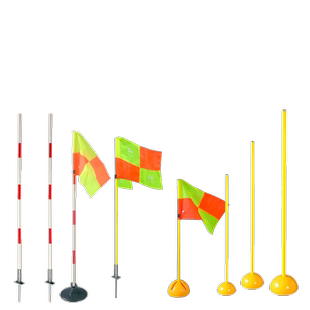 中考足球篮球训练标志杆体能辅助绕杆蛇形跑交通训练杆倒车障碍杆