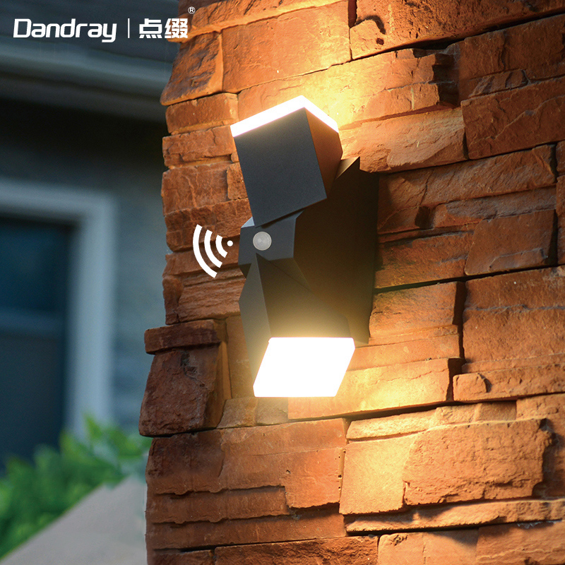 户外照明灯防水感应壁灯别墅庭院露台阳台墙灯自建房入户大门灯