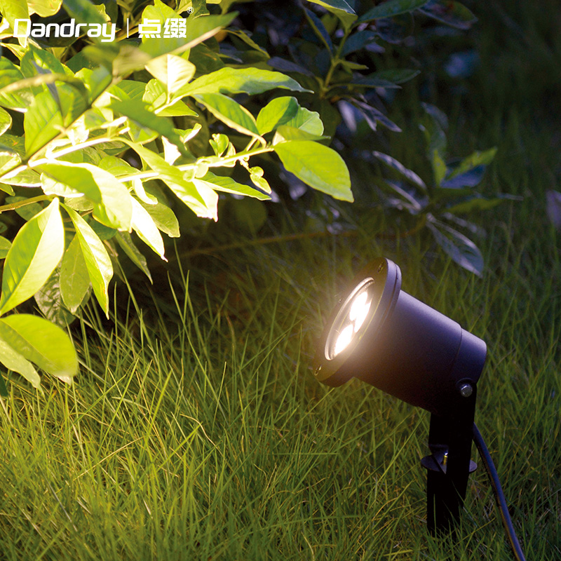 射树灯户外防水庭院地插园林投光灯室外照树灯草地射灯LED草坪灯