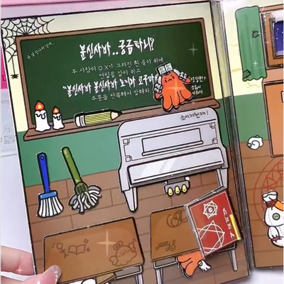 恐布安静书恐怖校园密室逃脱diy