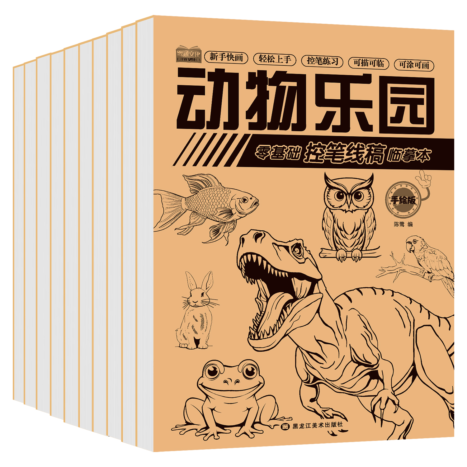 漫画入门手绘描摹本动漫人物绘画基础自学教程绘画素描临摹卡通画