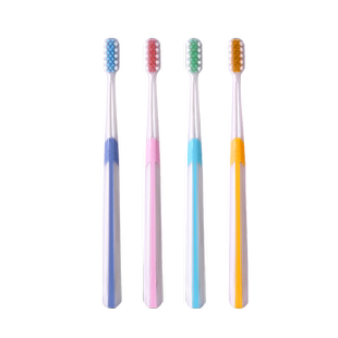 女士小头中硬毛牙刷成人情侣专用男士高端中毛软毛家用家庭装牙刷