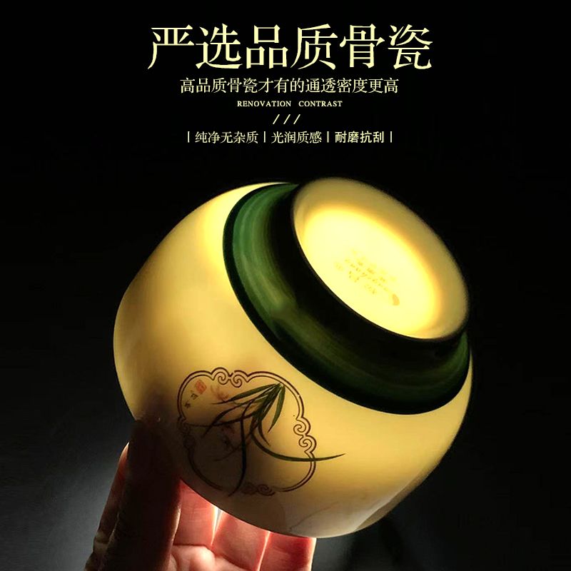 2025年碗家用吃饭高档爆款骨瓷餐具现代轻奢高颜值景德镇餐具套装