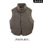 羽绒马甲男秋冬季户外工装男士痞帅立领无袖坎肩90羽绒服背心外套