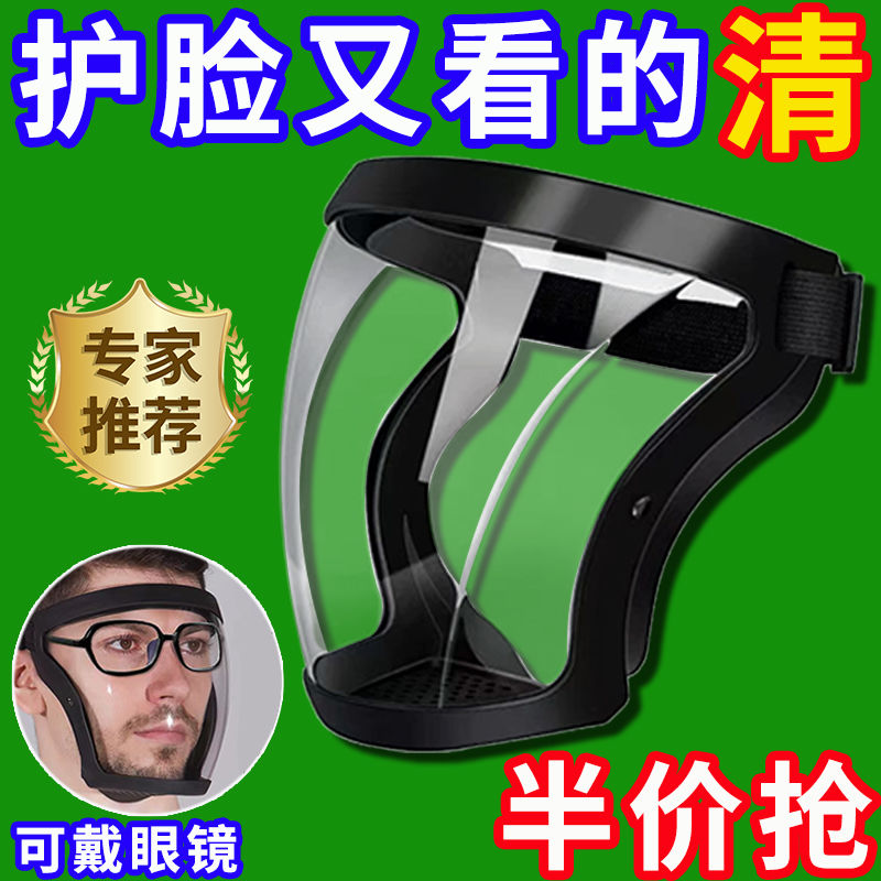 全脸头罩防尘防雾打药防护面罩