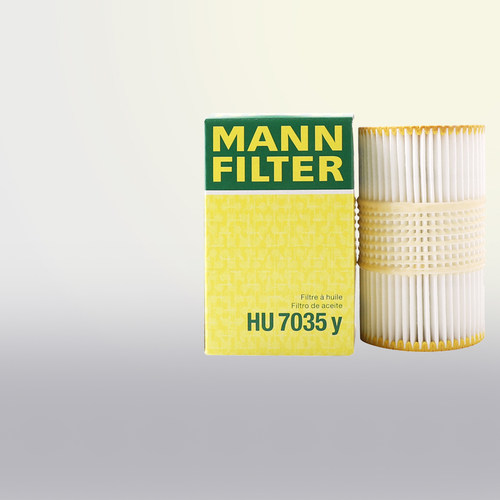 曼牌HU7035y适配奥迪A6L S5 SQ5 A7 A8L Q7辉昂3.0T机滤机油滤芯