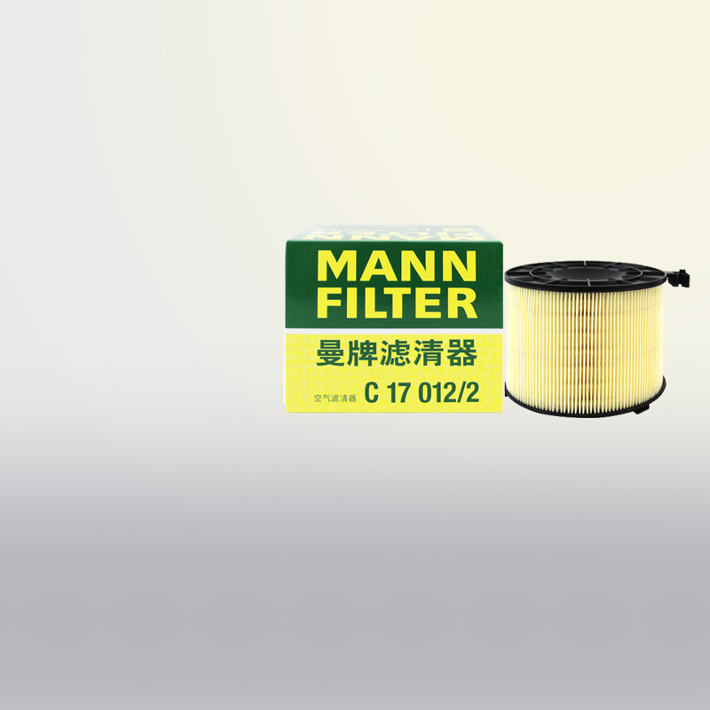 曼牌滤清器C17012-2适配奥迪A4L Q5L A5 2.0T空滤空气滤芯空气格