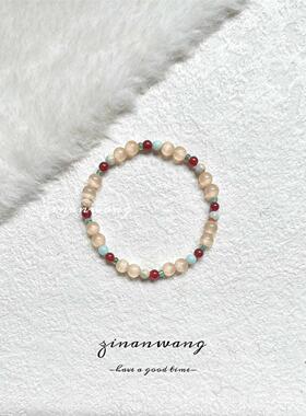 「玲珑坠」原创猫眼石手串女显白清冷高级感叠戴手链气质小众手饰