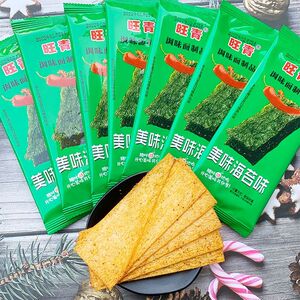 旺青美味海苔味麻辣片 麻辣条零食辣薄片 8090儿时回忆调味面制品