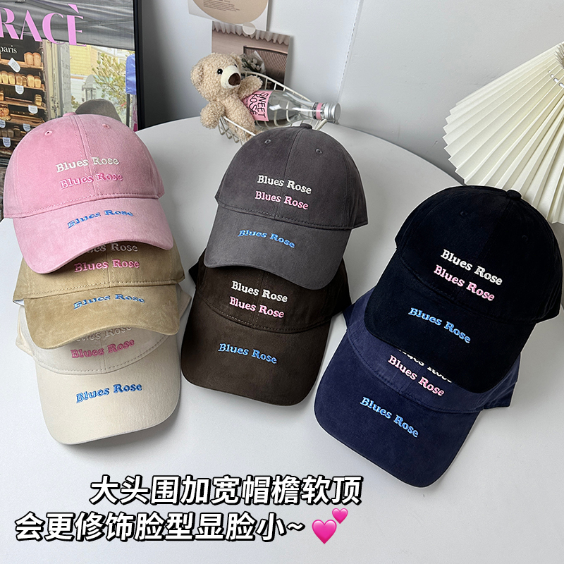 CKZUI棒球帽大头大脸显脸小帽子