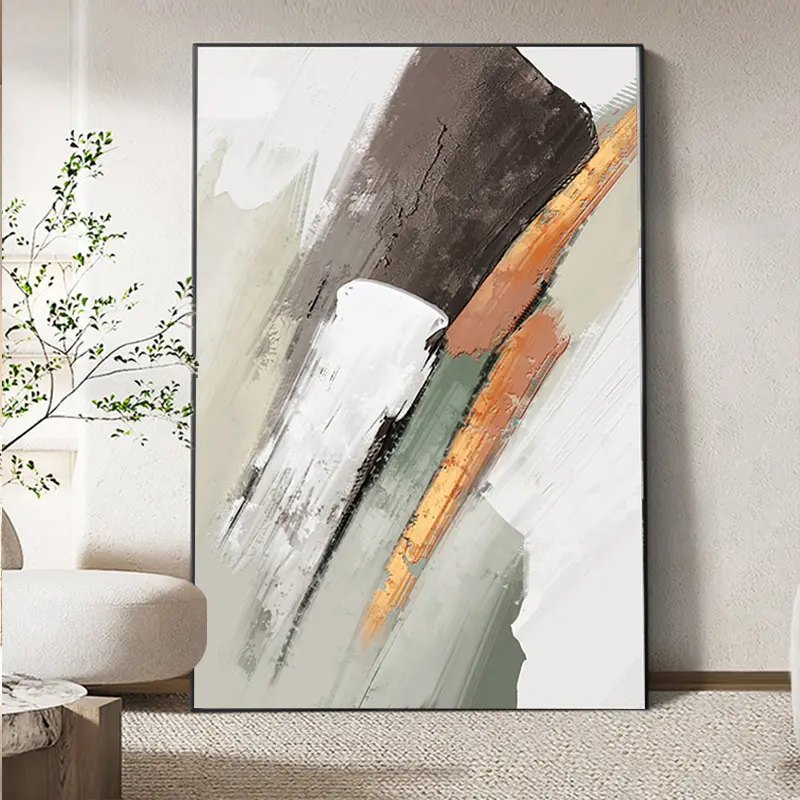 艺境纯手绘油画抽象厚肌理玄关装饰画客厅沙发背景墙落地画,家居饰品,油画,淘宝优惠券,粉丝福利购,淘宝优惠卷