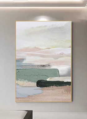 抽象纯手绘油画客厅挂画大芬村装饰画玄关肌理落地画立体壁画