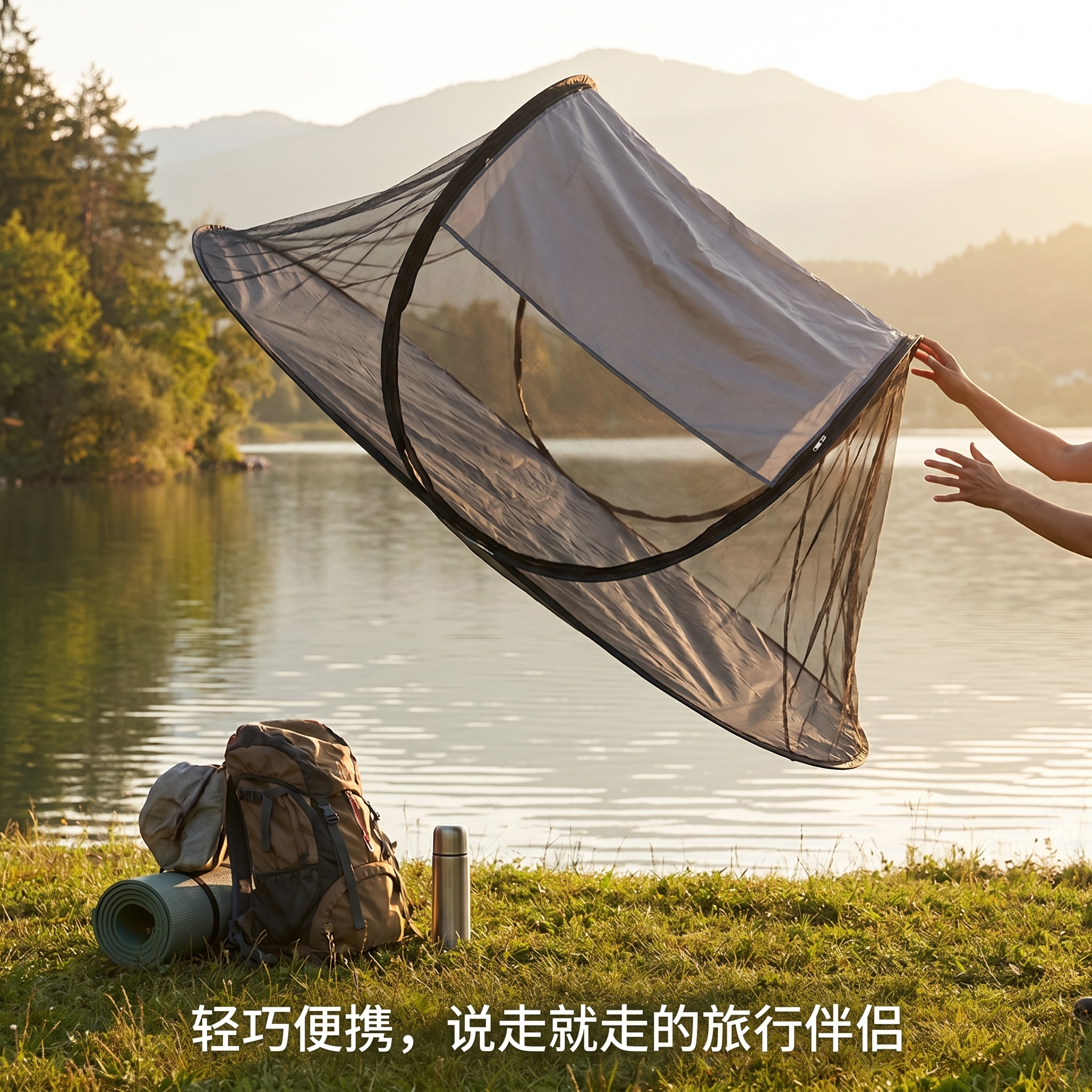 一键开合帐篷户外徒步防晒超便携图片