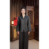 上衣85363 香云纱女装 春季 上新休闲百搭修身