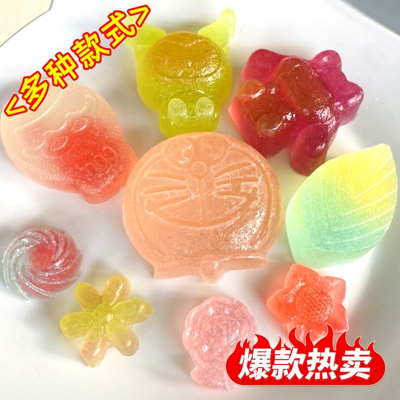 大块琥珀糖高颜值零食抖音咀嚼声控韩国网红手工糖水晶糖果旗舰店,零食/坚果/特产,传统糖果,淘宝优惠券,粉丝福利购,淘宝优惠卷