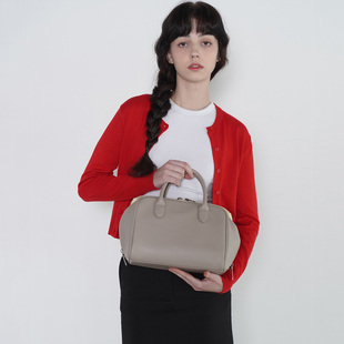 alki alka韩国小众保龄球手提包枕头包单肩包轻奢波士顿包子母包