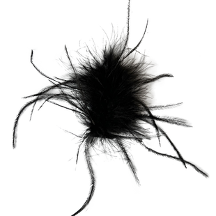 大号羽毛发夹边夹女刘海碎侧边发卡bb夹2023年新款高级感夹子头饰