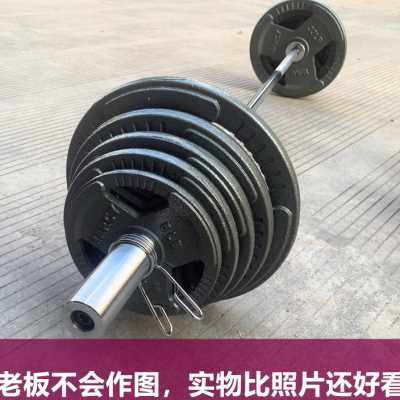 大孔5cm奥杆哑铃杆60kg/70/80公斤烤漆哑铃100kg烤漆杠铃哑铃组合