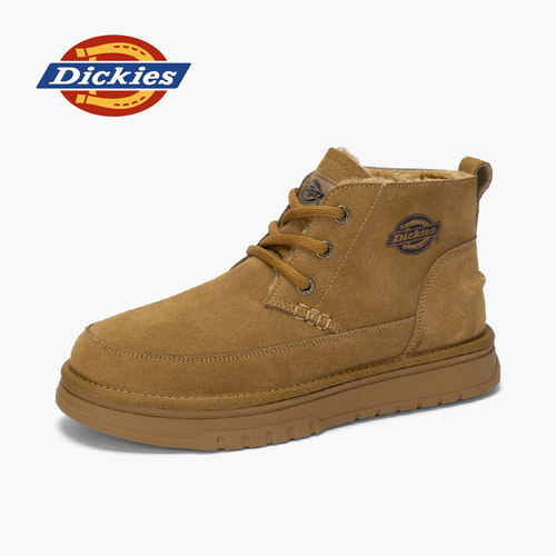 Dickies男士雪地靴加绒加厚棉鞋