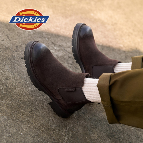 Dickies男鞋切尔西靴英伦风短靴