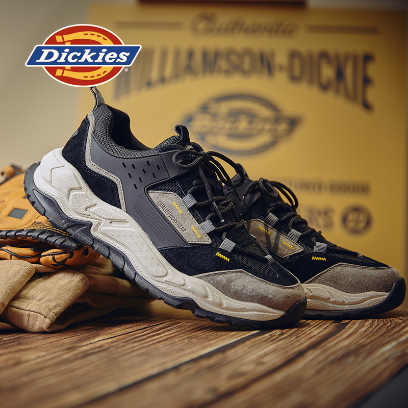 Dickies户外网面运动鞋男老爹鞋