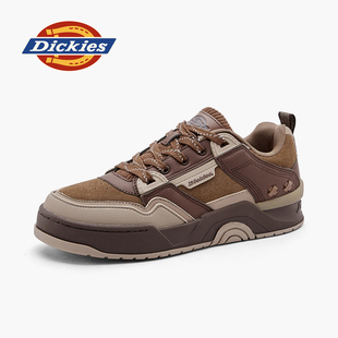 Dickies男鞋休闲板鞋男2025秋冬季新款厚底增高工装鞋拼色潮鞋男