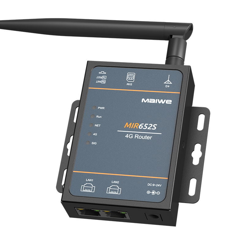 迈威 双网口4G工业路由器 移动联通电信全网通 插卡路由器 MIR652S/MIR652R-W