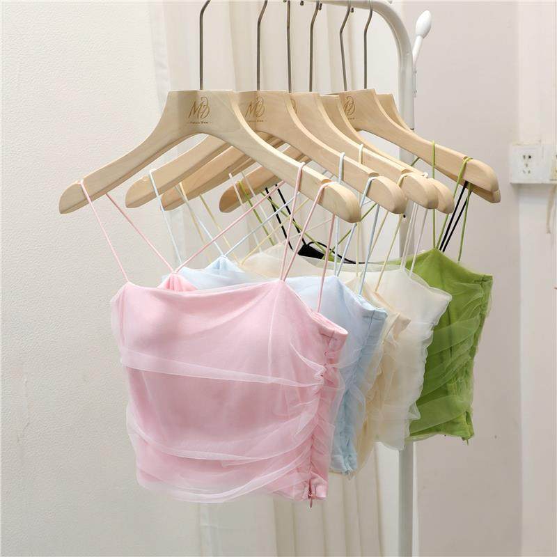 蕾丝网纱小女内搭带胸垫薄纱裹胸夏甜美纯欲风美背,女装/女士精品,背心吊带,淘宝优惠券,粉丝福利购,淘宝优惠卷