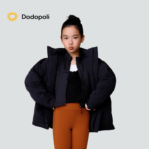 Dodopoli三防加厚羽绒服90白鸭绒