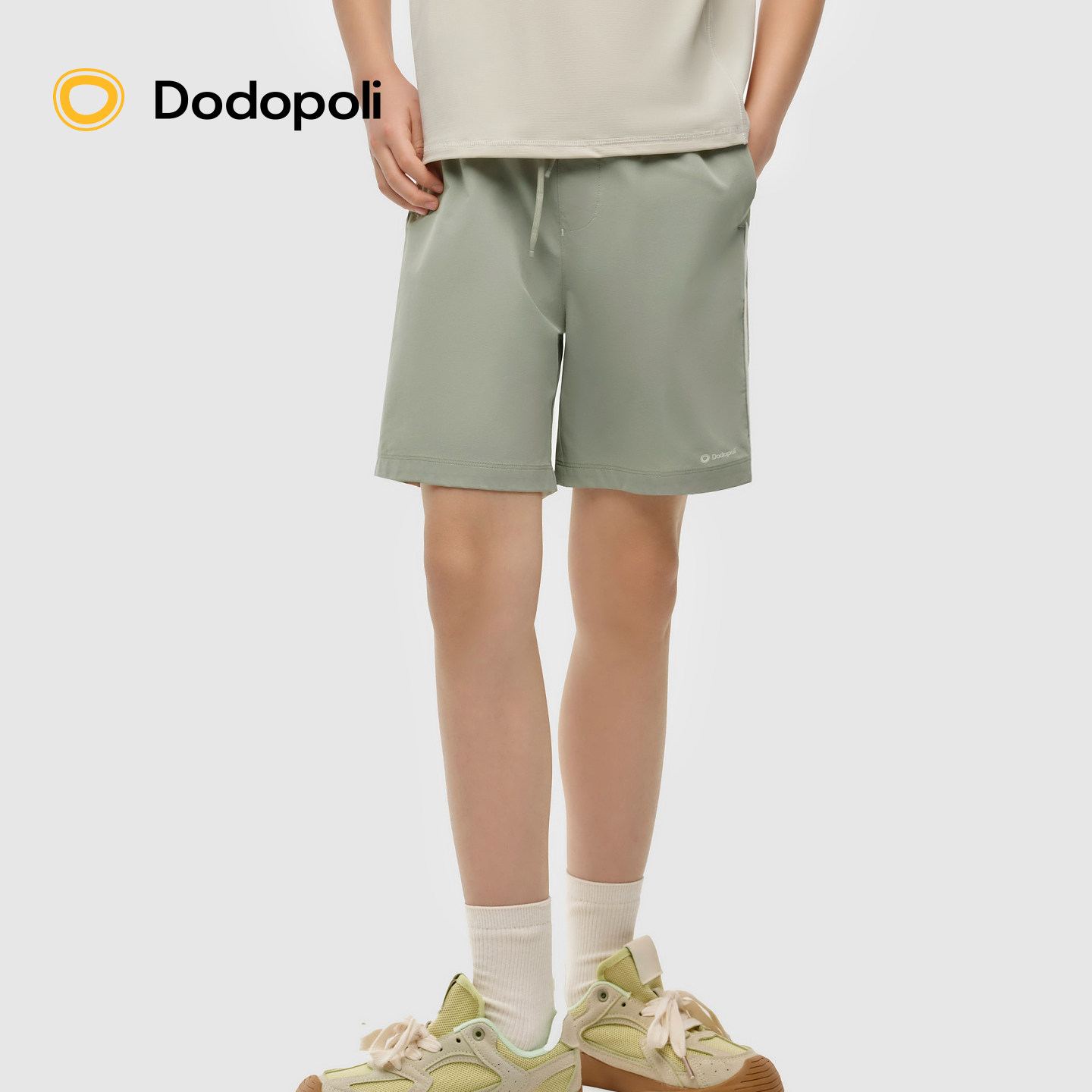 Dodopoli儿童网球运动短裤防晒耐磨26夏季新款梭织休闲裤子
