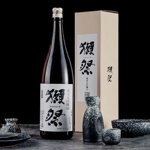 礼盒装-日本进口獭祭纯米大吟酿45日式清酒低度纯米酒720-1800ml
