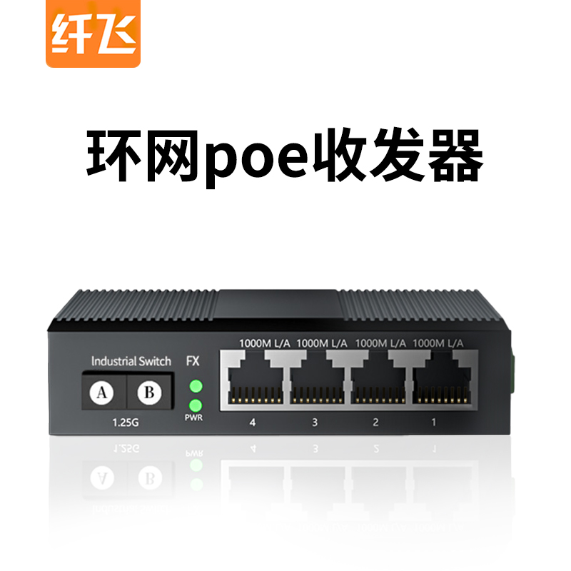 【爆售30万+】环网poe收发器