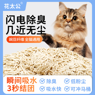 豆腐猫砂混合除臭低尘10斤豆腐混合活性炭猫咪用品20斤大袋包邮