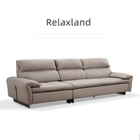 Relaxland意式多功能沙发0靠墙可调靠背直排三人位可遥控电动沙发