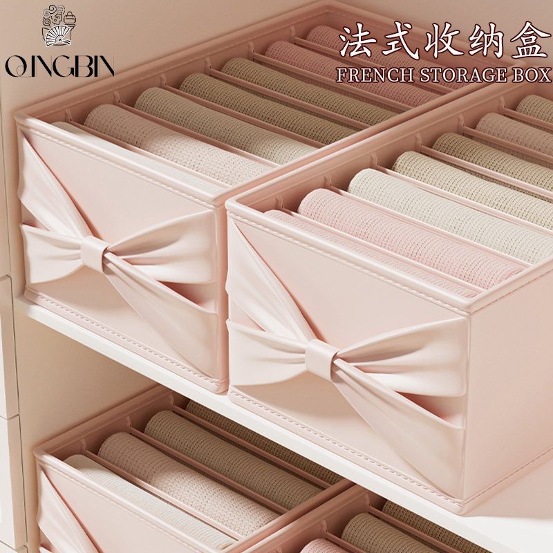 衣柜分层神器布艺折叠收纳箱衣服