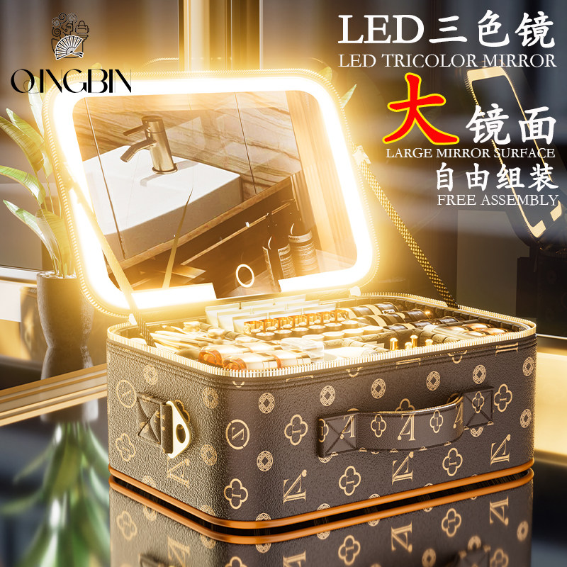 高端手提化妆包2026新款便携旅行图片