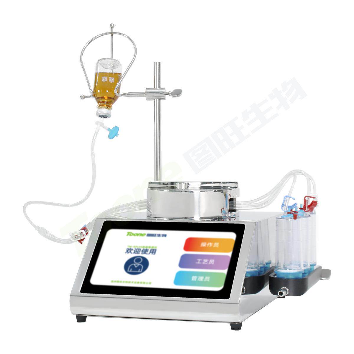 无菌检测微生物实验直线夹管智能集菌仪TW-APL05
